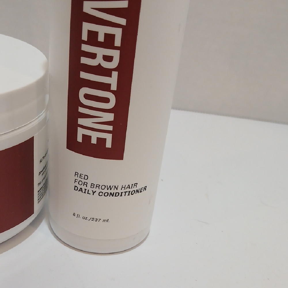 Overtone Red Conditioning Hair Color for Brown Hair - Cream + Bottle Set - Picture 3 of 4